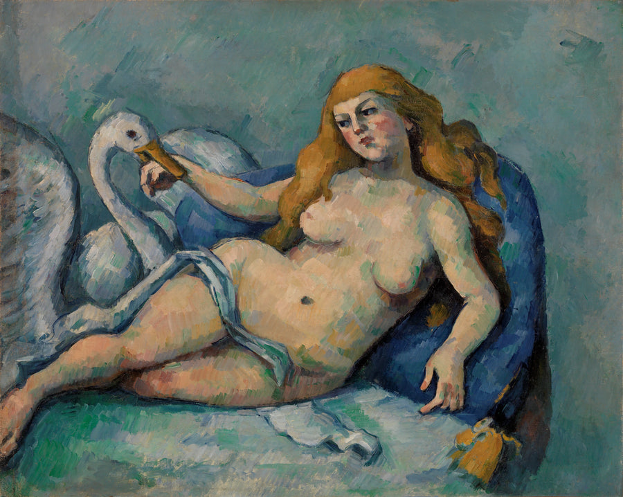Leda joutsenen kanssa - Paul Cézanne