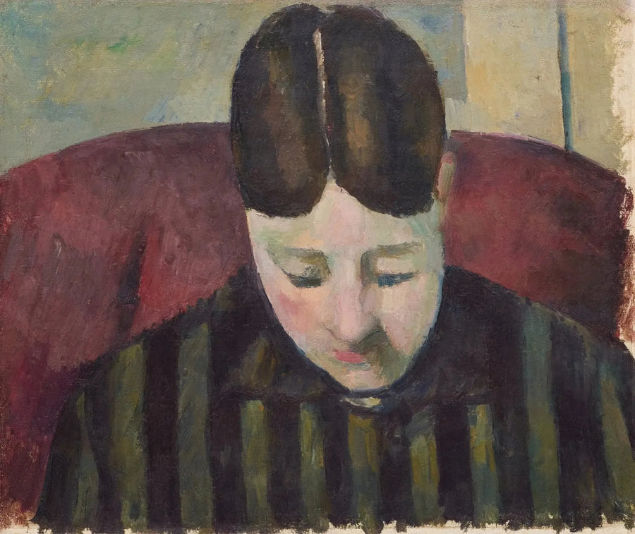 Rouva Cézannen muotokuva - Paul Cézanne