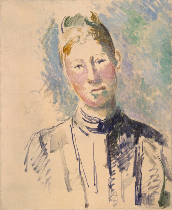 Madame Cézanne, noin 1885-1887-- Paul Cézanne