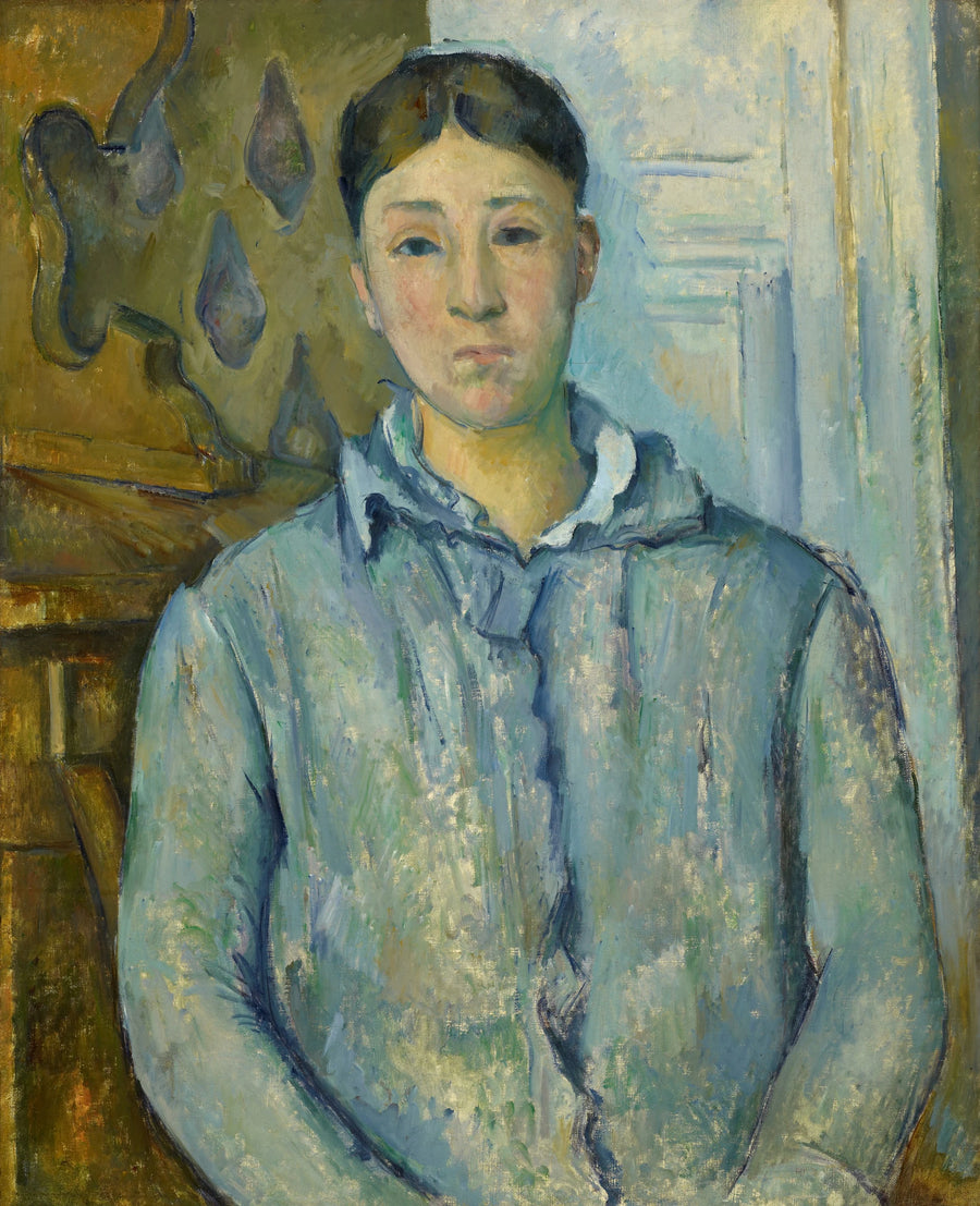 Rouva Cézanne sinisessä - Paul Cézanne