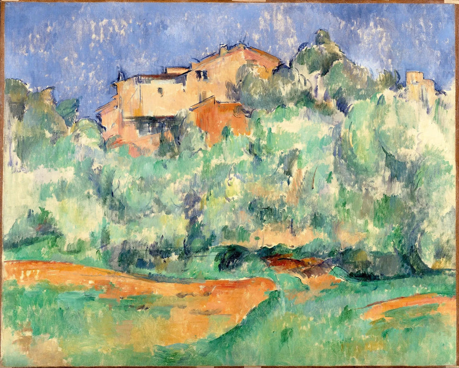 Bellevuen talo ja puluaitaus - Paul Cézanne