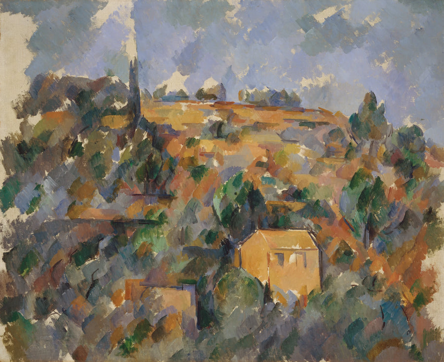 Taloja kukkulalla, Provence - Paul Cézanne