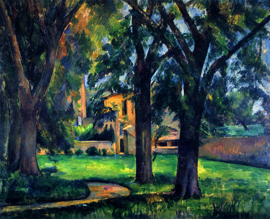 Marronniers ja Jas de Bouffanin maatila. - Paul Cézanne
