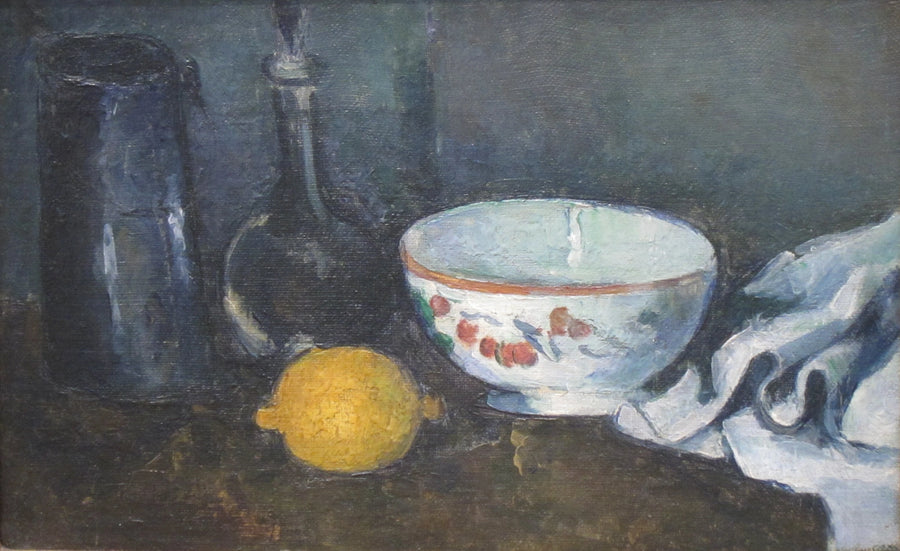 Maitolaatikko ja sitruuna, I - Paul Cézanne