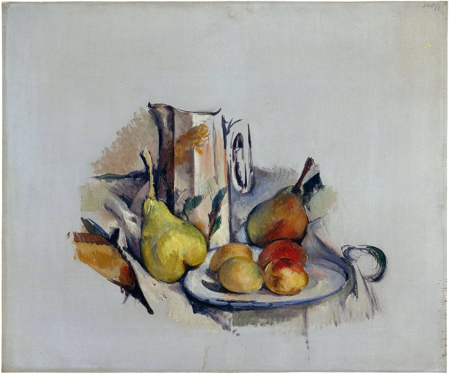Kuolema asetelmassa vesikannu - Paul Cézanne