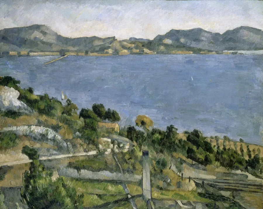 Marseillen lahti nähtynä Estaquesta - Paul Cézanne