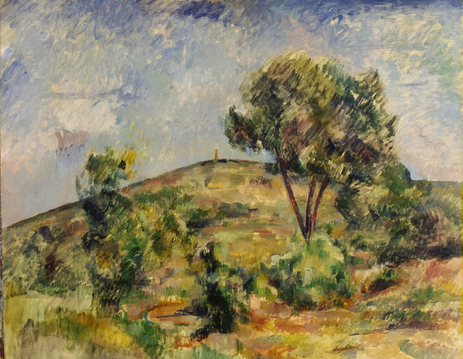 Maisema lähellä Aixia Ceasarin tornin kanssa - Paul Cézanne