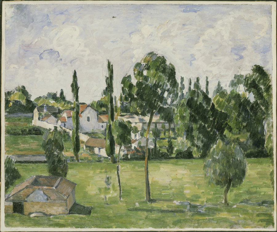Maisema vesijohtoineen - Paul Cézanne