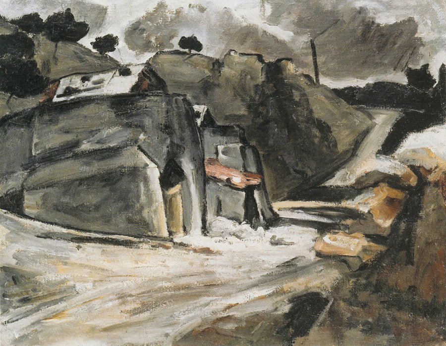 Provencelainen maisema (Kalliot l'Estaquessa) - Paul Cézanne