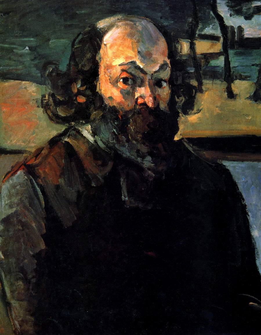 Portrait de l’artiste, vers 1875, Paul Cézanne, musée d’Orsay – reproduction peinture à l’huile sur toile