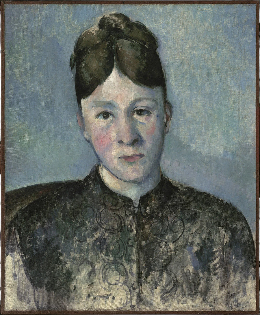 Rouva Cézannen muotokuva - Paul Cézanne
