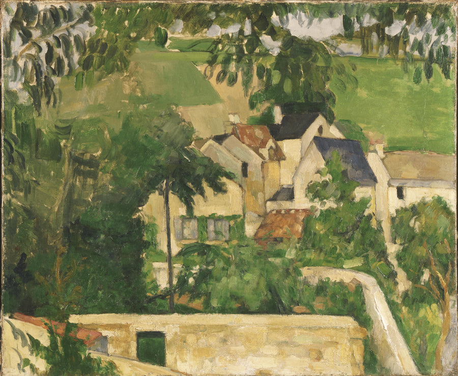 Uunin kortteli Auvers-sur-Oisessa - Paul Cézanne