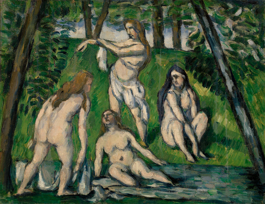 Neljä uimaria - Paul Cézanne