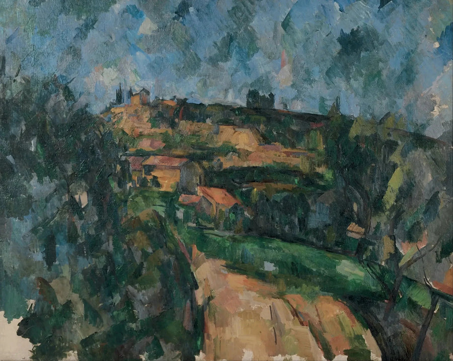 Kiertävä tie Lauvesin polun yläosassa - Paul Cézanne