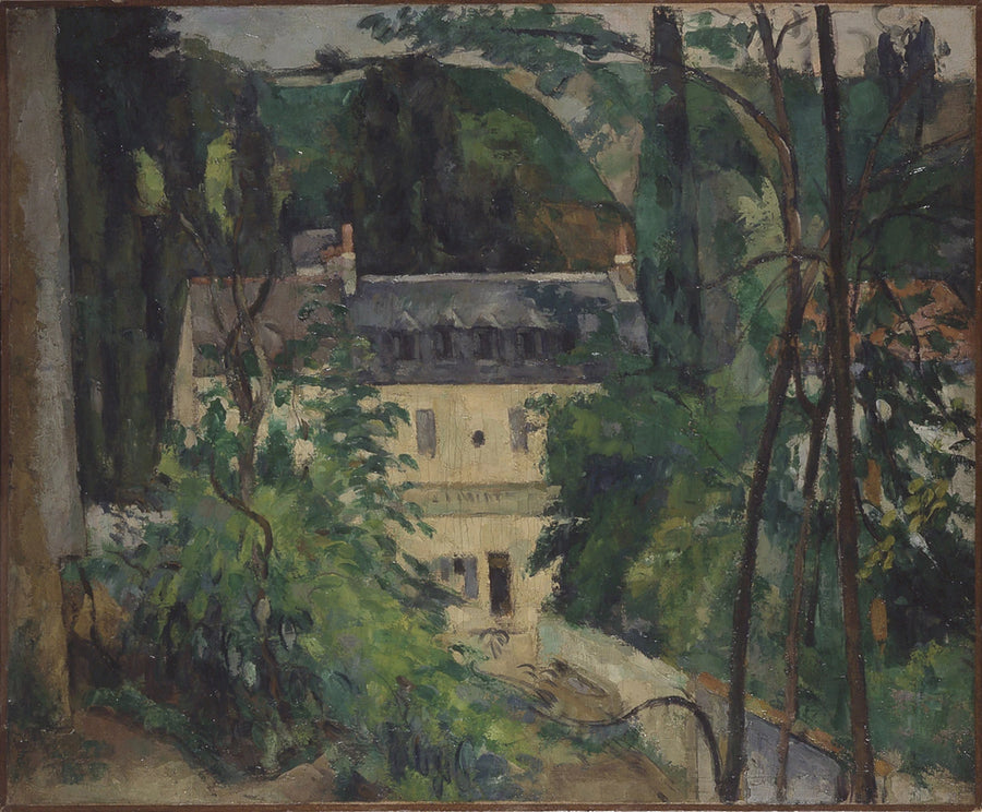 Maisema, Pontoisen ympäristö - Paul Cézanne