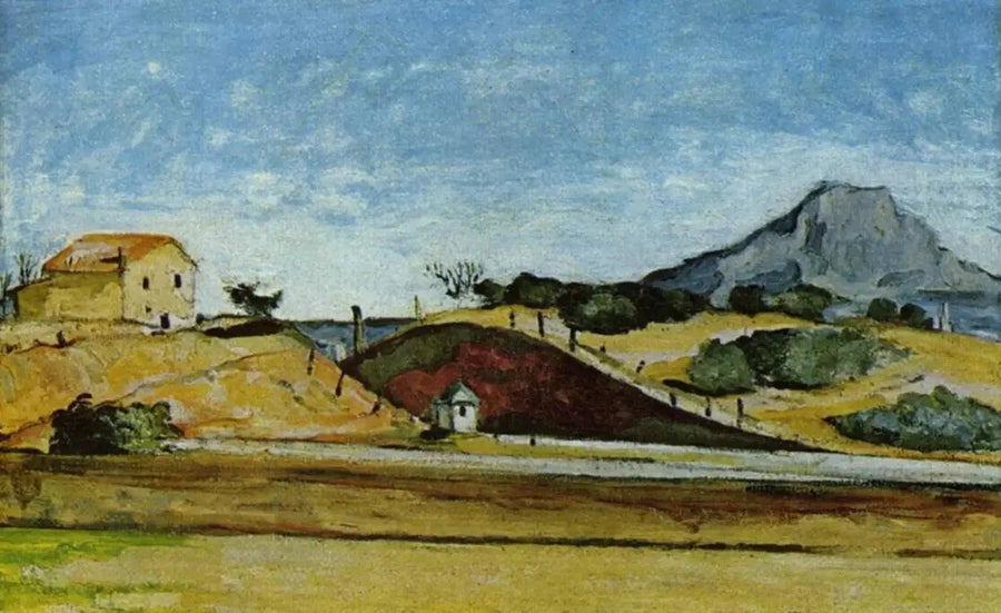 Trenssi ja Montagne Sainte-Victoire - Paul Cézanne
