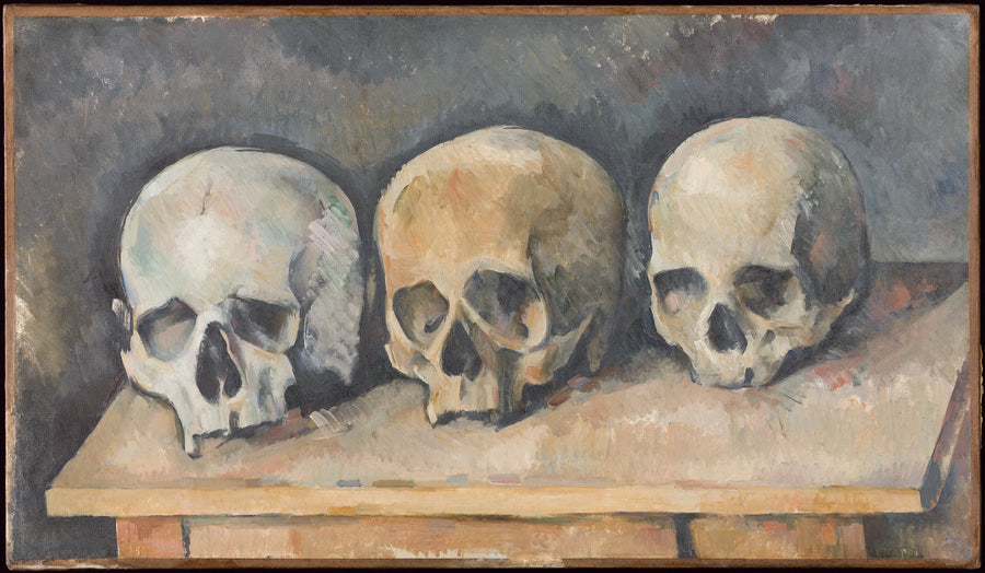 Kolme kalloa - Paul Cézanne