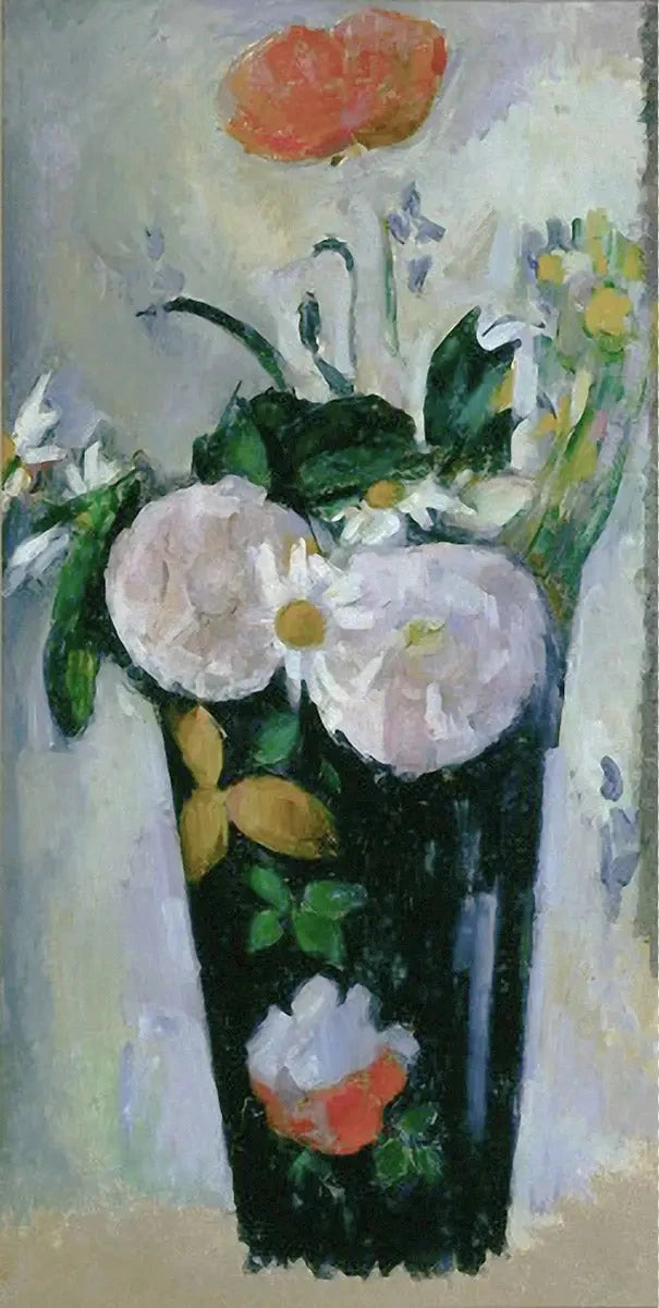 Tummansininen maljakko, III - Paul Cézanne