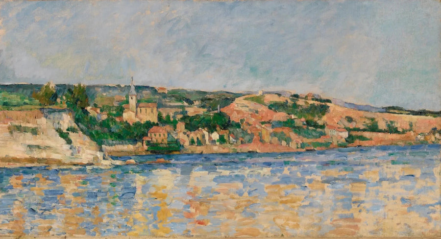 L'Estaquen kylä mereltä nähtynä - Paul Cézanne