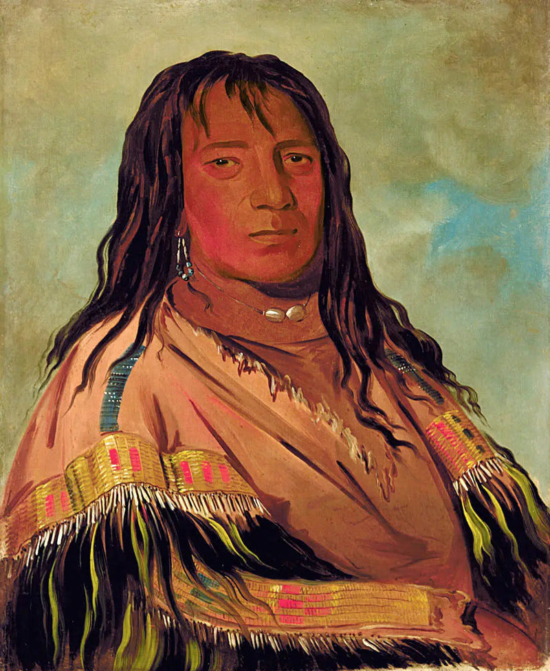 Chá-tee-wah-née-che, Sydämettömänä, Wah-ne-watch-to-nee-nah-bändin johtaja - George Catlin