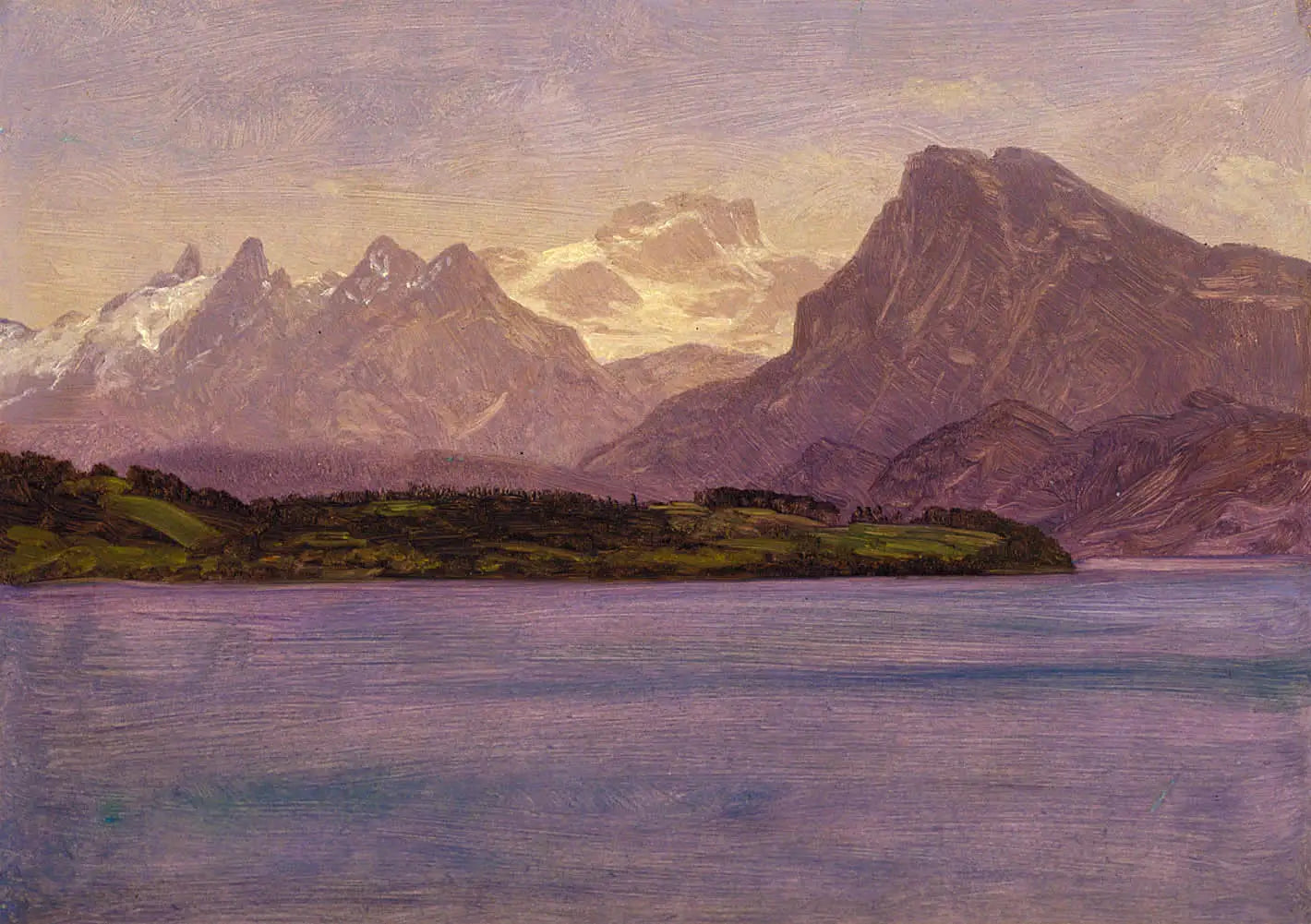 Chaîne côtière de l’Alaska - Albert Bierstadt - Alpha Reproduction