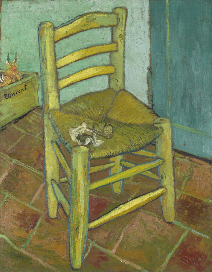 Vincentin tuoli savukkeineen - Vincent van Gogh