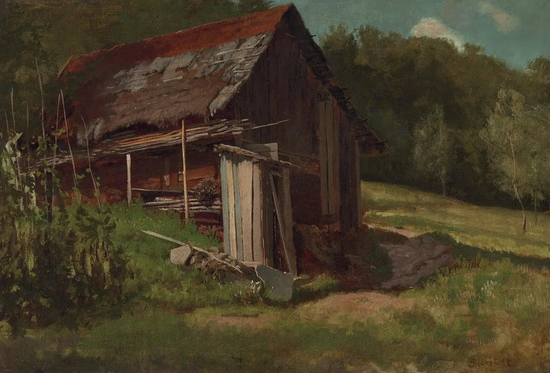 Sveitsiläinen vuoristomökki - Albert Bierstadt