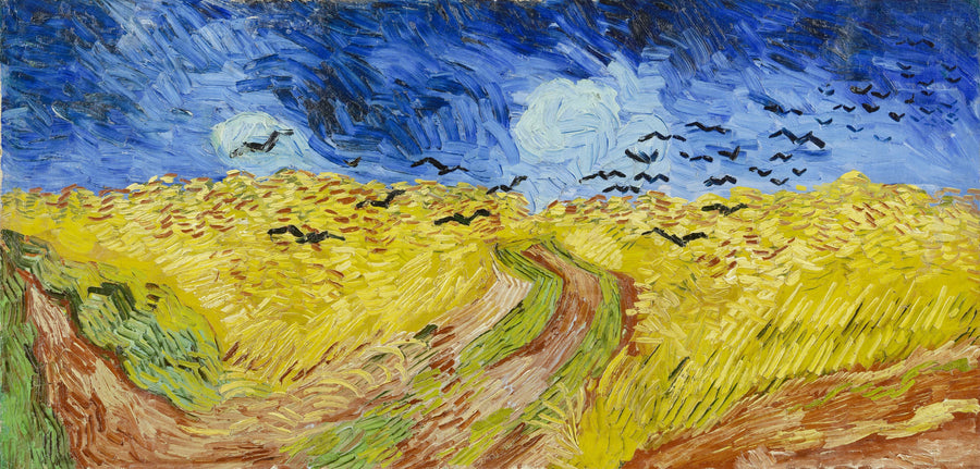 Viljakenttä korppien kanssa - Vincent van Gogh