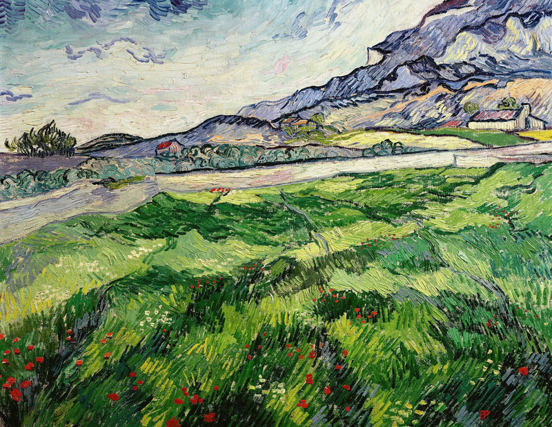 Vihreä vehnäpelto - Vincent van Gogh