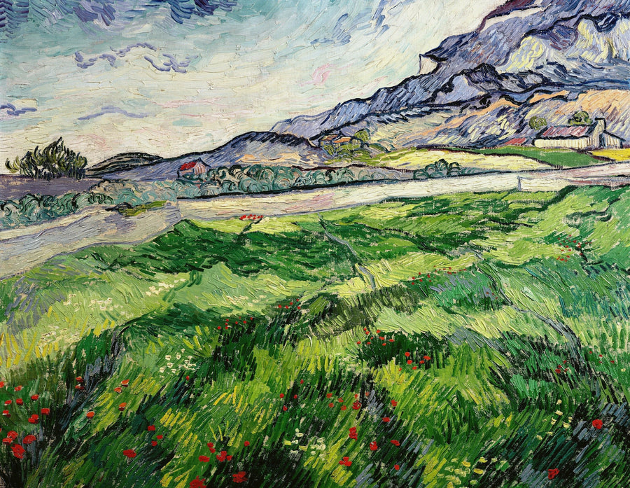 Vihreä vehnäpelto - Vincent van Gogh