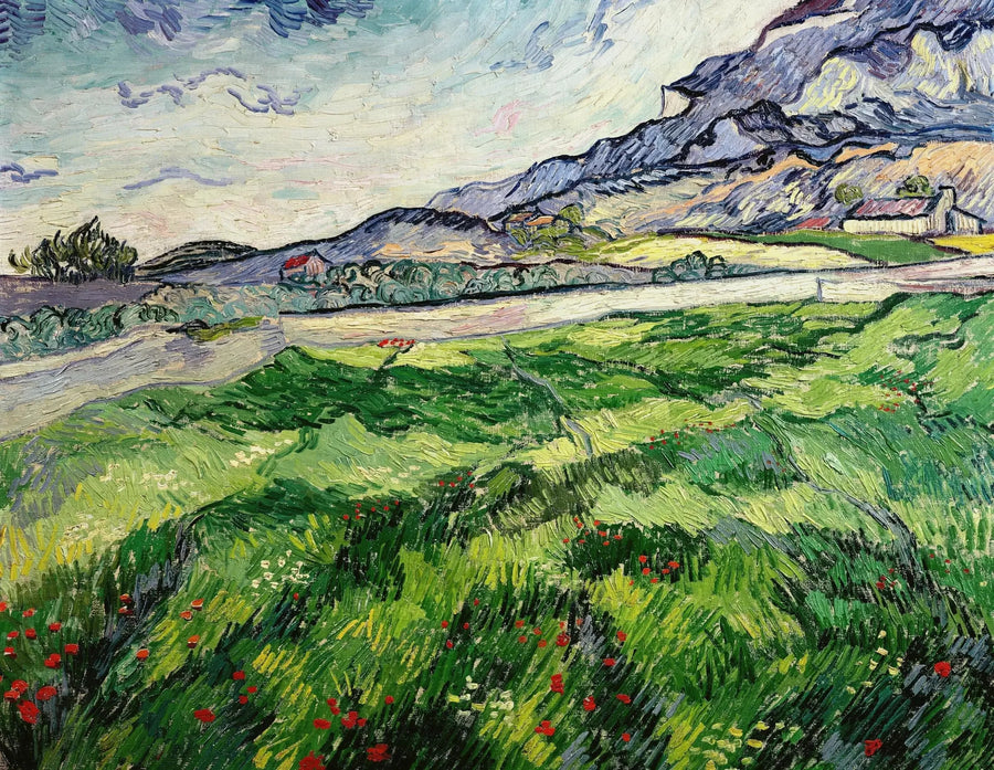 Vihreä vehnäpelto - Vincent van Gogh