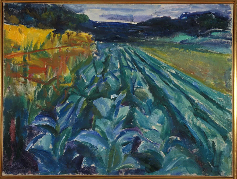 kaalinpelto - Edvard Munch