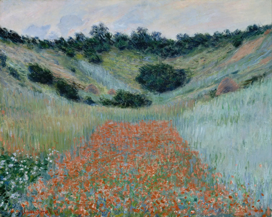 Unikkojen pelto laaksossa lähellä Givernyä - Claude Monet