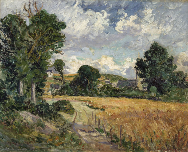 Maissipelto Saint-Jean-du-Doigtin laaksossa - Maxime Maufra