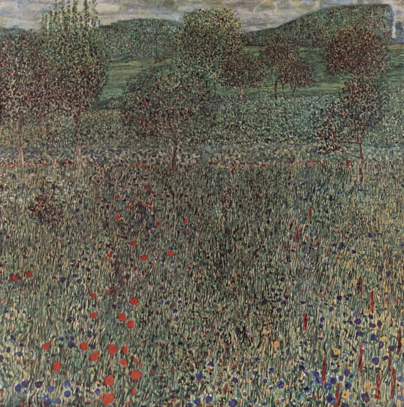Kukkaisa kenttä - Gustav Klimt