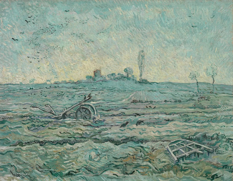 Luminen pelto haravalla - Vincent van Gogh