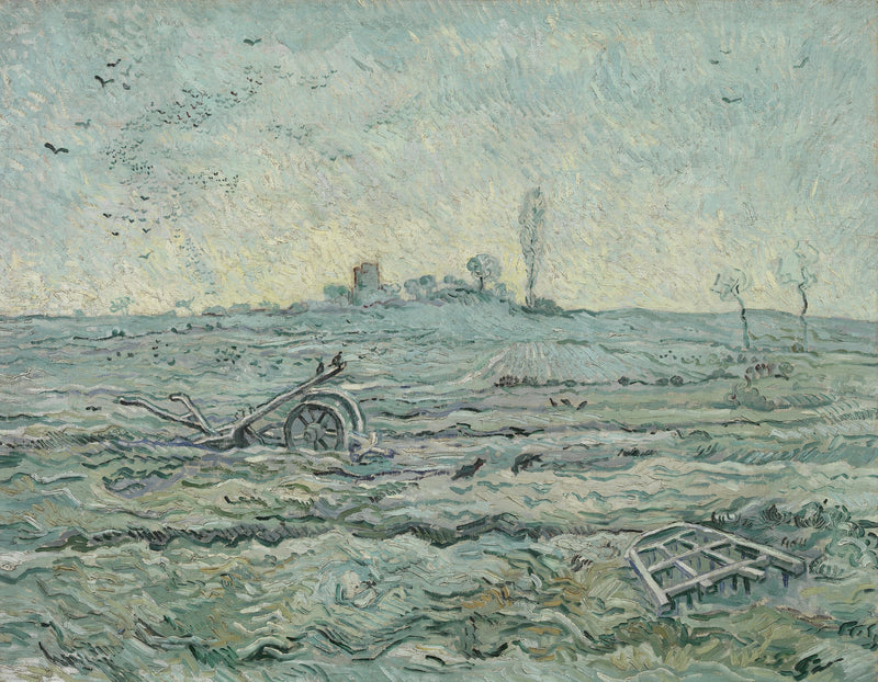 Luminen pelto haravalla - Vincent van Gogh