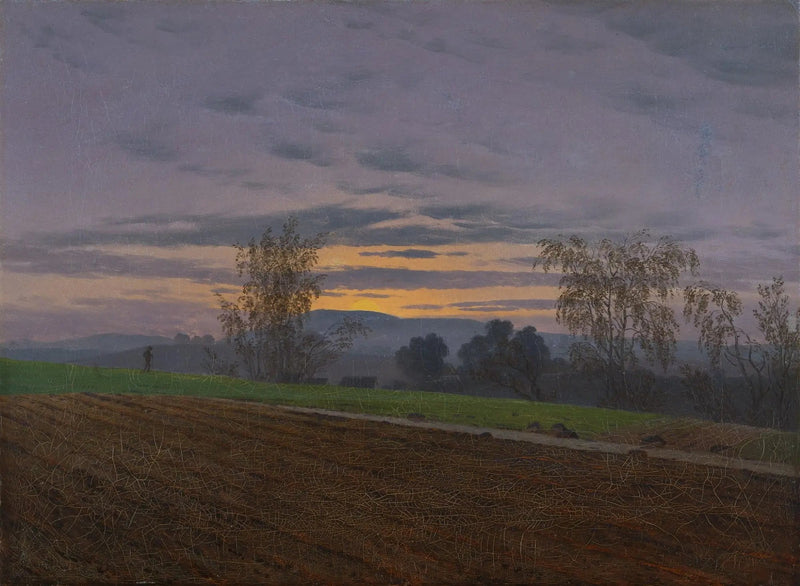 Muokattu pelto - Caspar David Friedrich