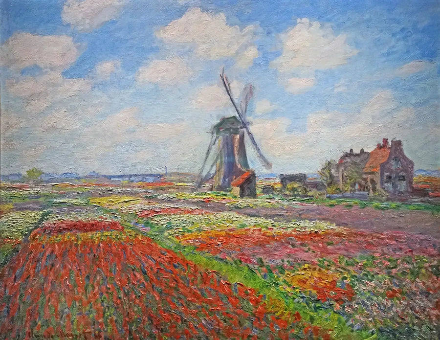 Tulppaanipellot Hollannissa - Claude Monet