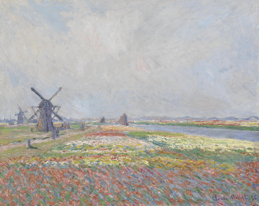 Tulppaanikentät lähellä Haag W1068 - Claude Monet