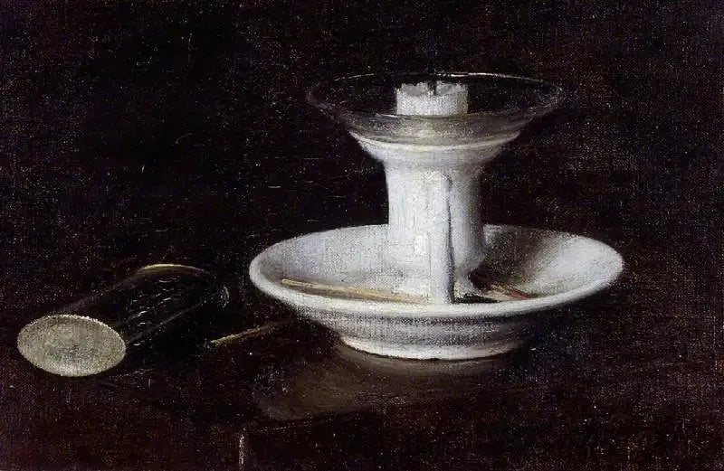 Valkoinen kattokruunu - Henri Fantin-Latour