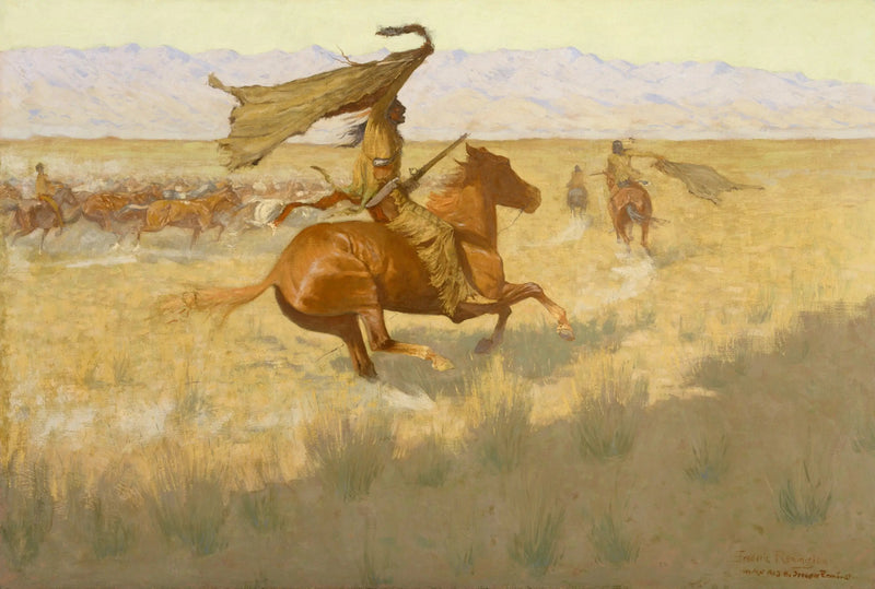 Omistajanvaihdos (La Bousculade ; Voleurs de chevaux) - Frederic Remington