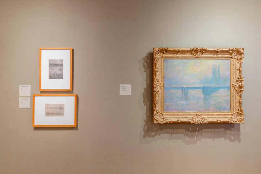 Charing Cross Bridge, sumu - Claude Monet