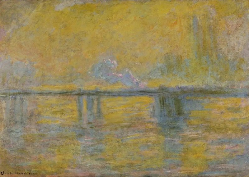 Charing Cross Bridge, Lontoo - Claude Monet