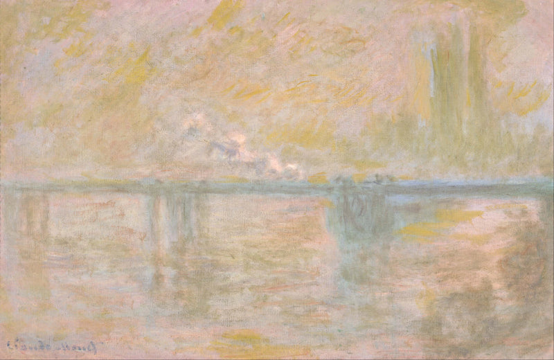 Charing Crossin silta (pilvinen päivä), 1900 - Claude Monet