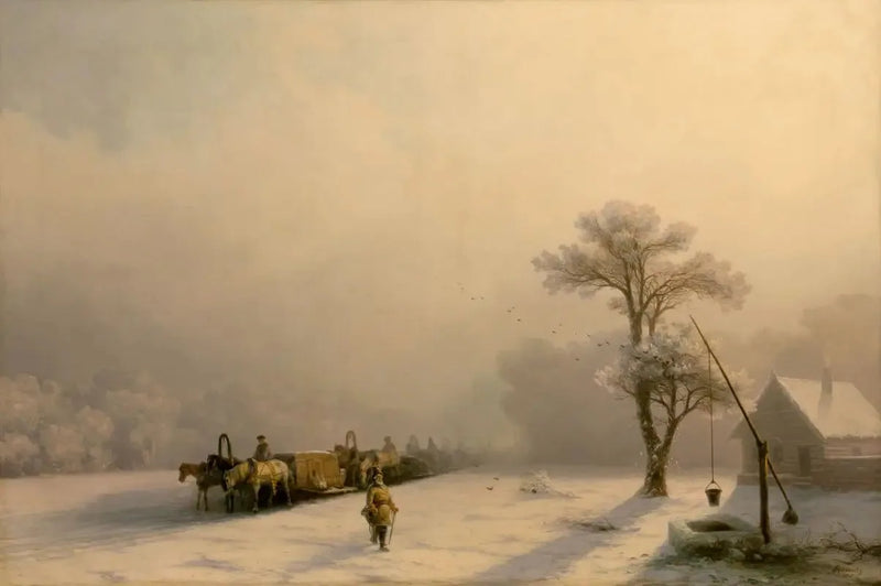 Talvivaunut matkalla - Ivan Aïvazovski