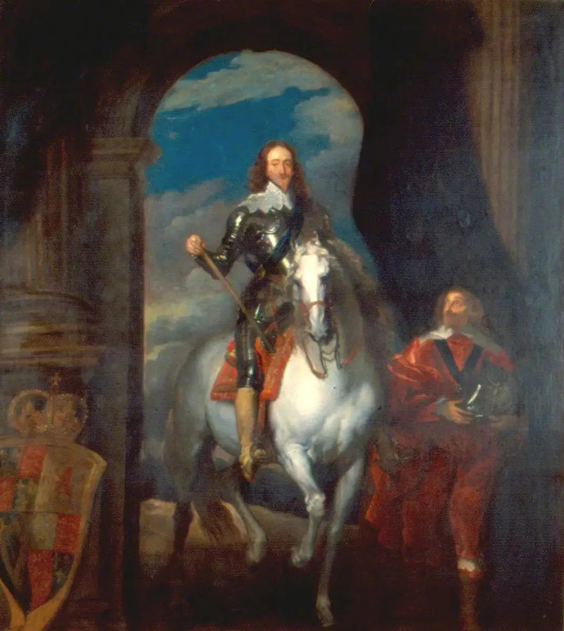 Kaarle I (1600-1649), ratsain - Antoine van Dyck