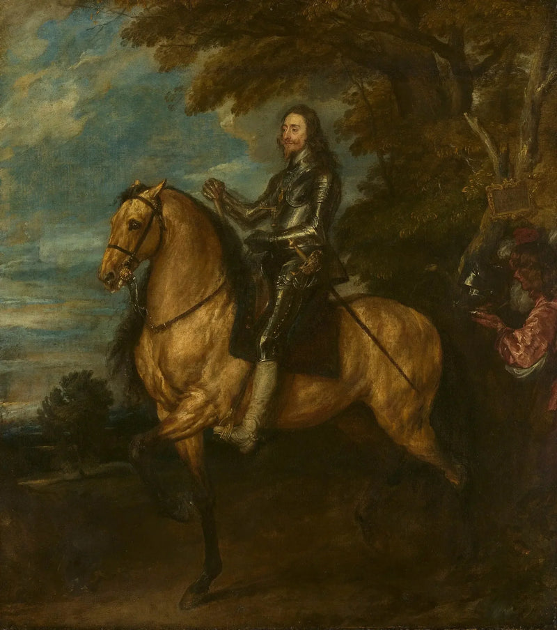 Kaarle I (1600-1649) ratsain - Antoine van Dyck