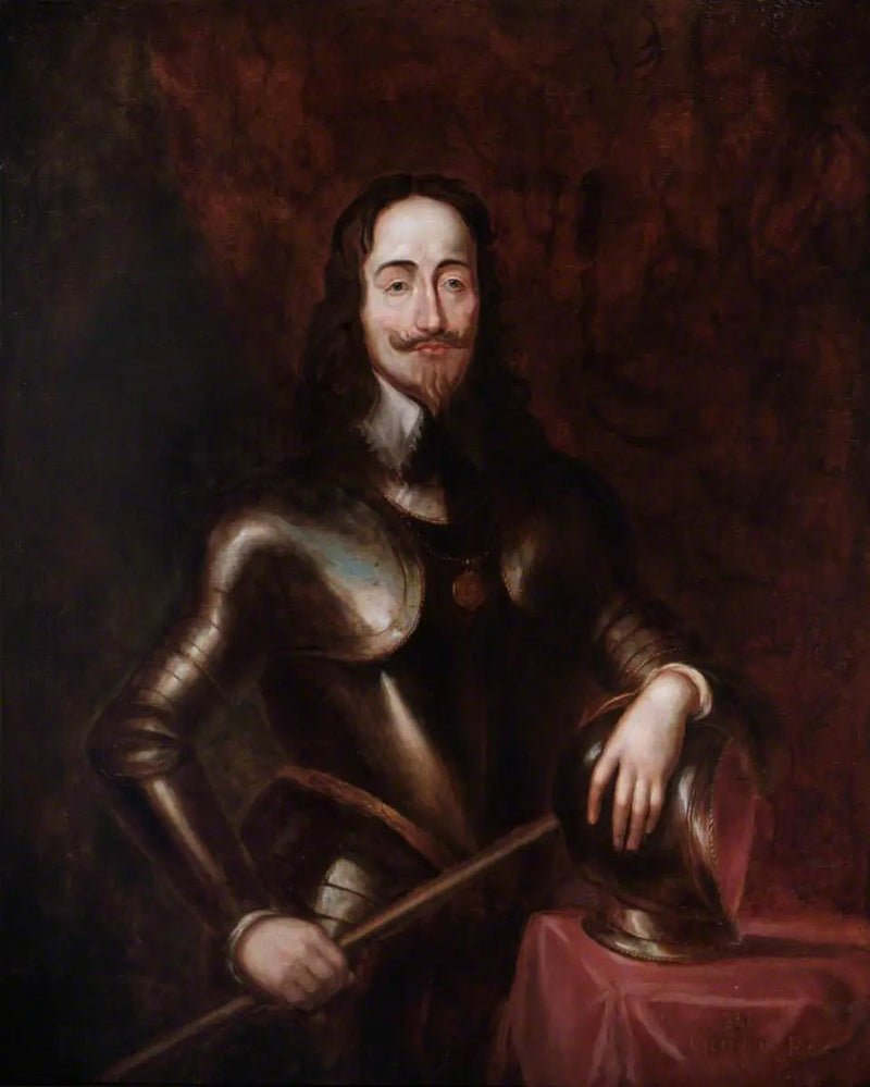 Kaarle I (1600-1649), panssaroituna - Antoine van Dyck
