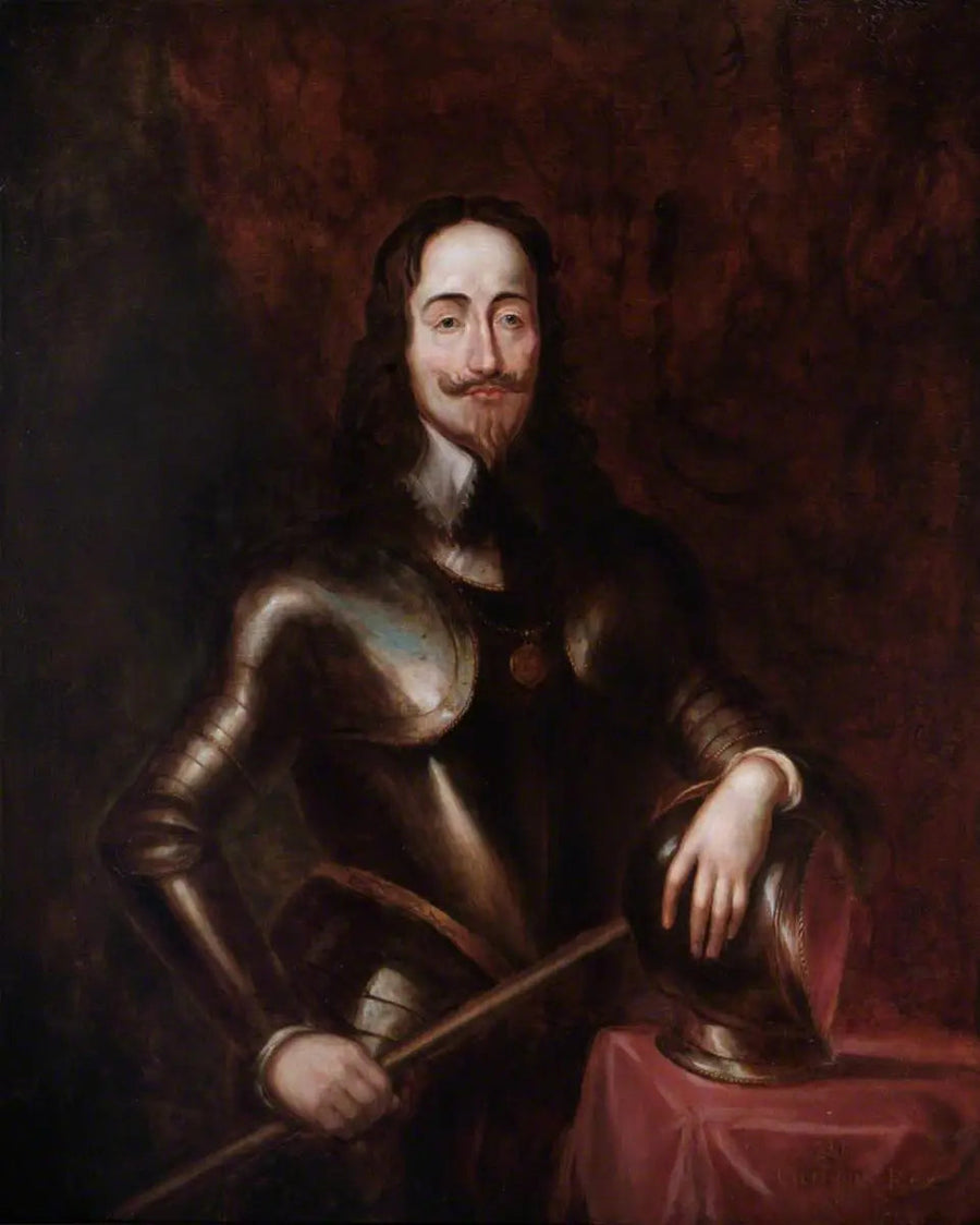 Kaarle I (1600-1649), panssaroituna - Antoine van Dyck
